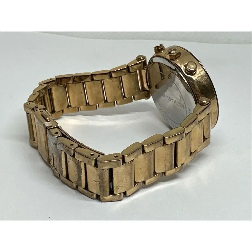 Michael Kors Parker MK5491 Women's Gold Stainless Steel Analog Dial Watch NUL31